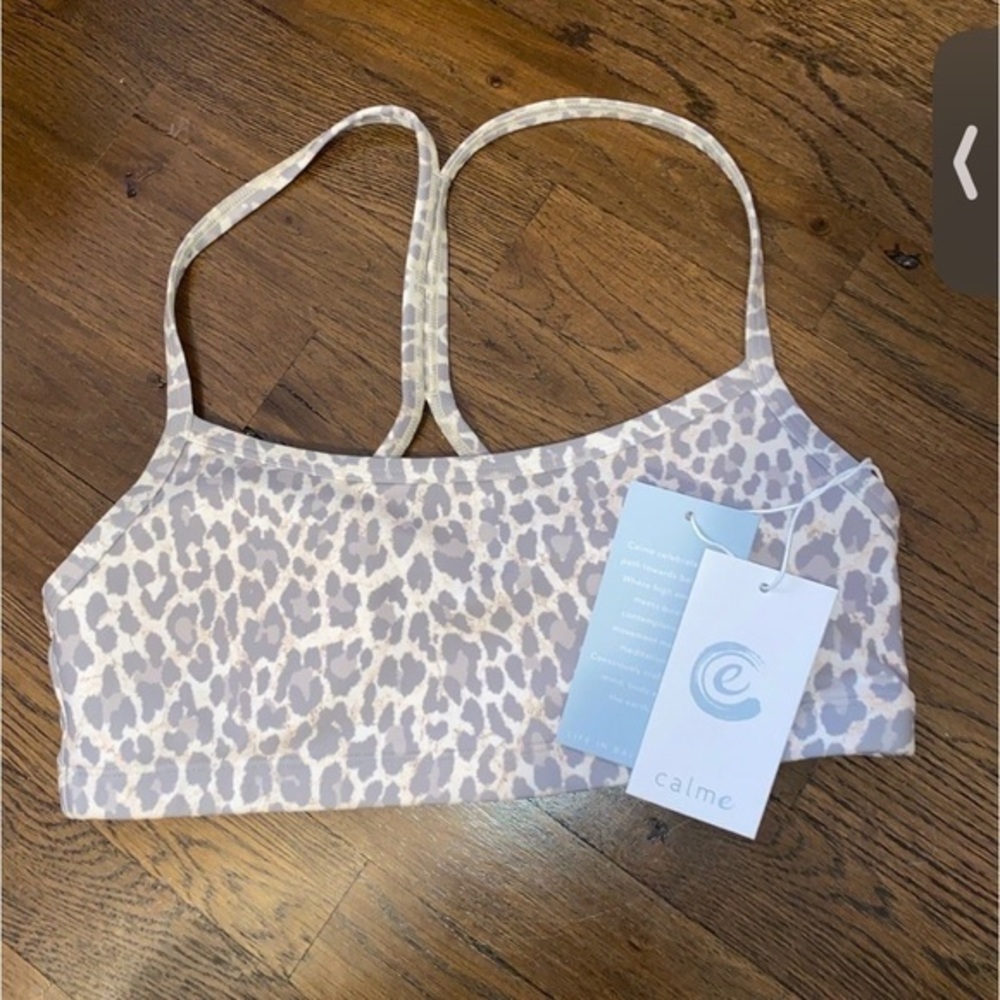 Johnny Was Leopard Sports bra